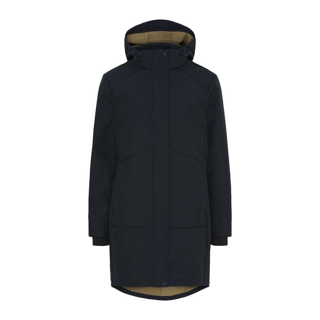 Adie Softshell Coat - Dark Navy