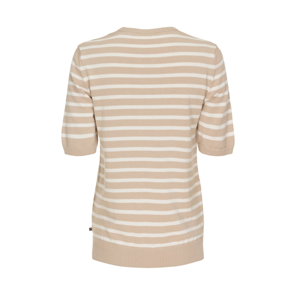 Aimee knit - Mid Sand Stripe