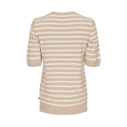 Aimee knit - Mid Sand Stripe