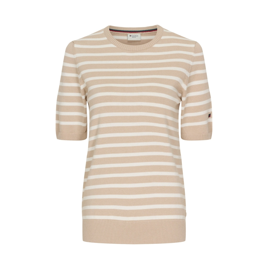 Aimee knit - Mid Sand Stripe