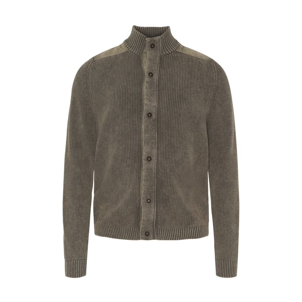 All Knit Cardigan - Dark Brown