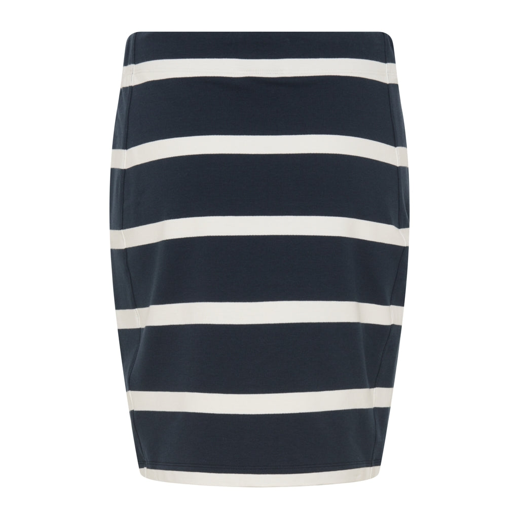 Anjelica Striped Skirt - Dark Navy/Pearl