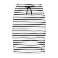 Anjelica Striped Skirt - Pearl/SR Navy