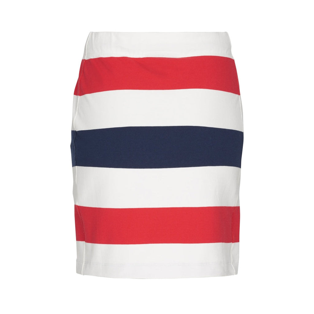 Anjelica Striped Skirt - SR Navy/Pearl/True Red