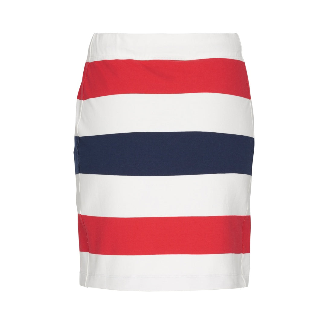 Anjelica Striped Skirt - SR Navy/Pearl/True Red