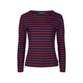 Antibes Striped Long Sleeve Tee - SR Navy / SR Red