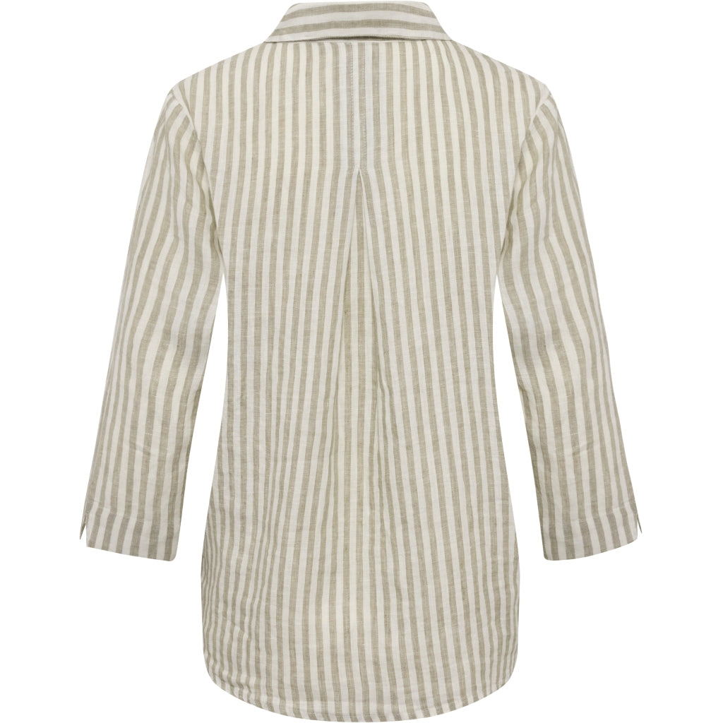 Anya Shirt - Sand Stripe