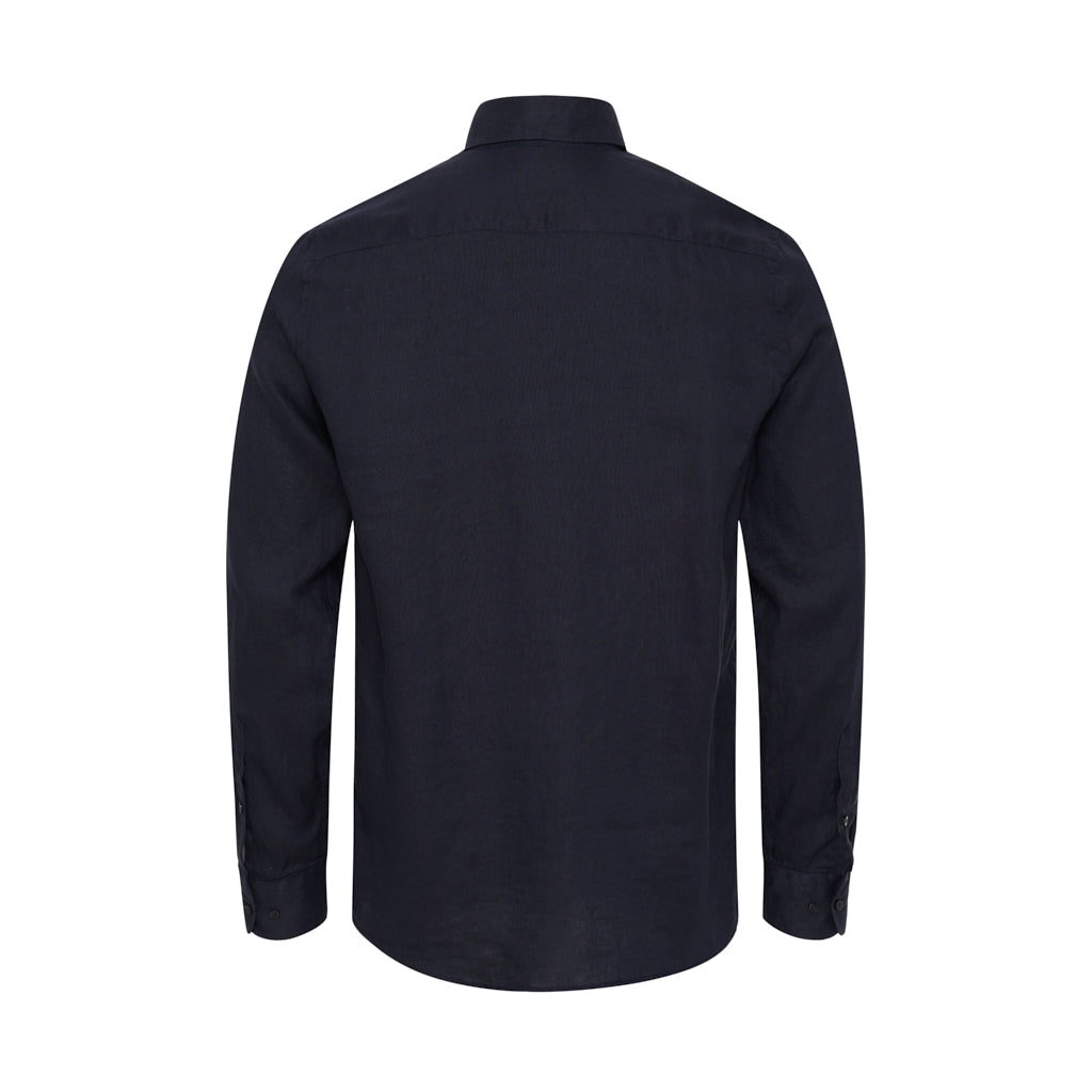 Bastian Linen Shirt - Navy