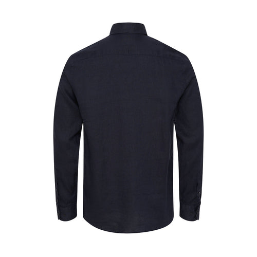 Bastian Linen Shirt - Navy