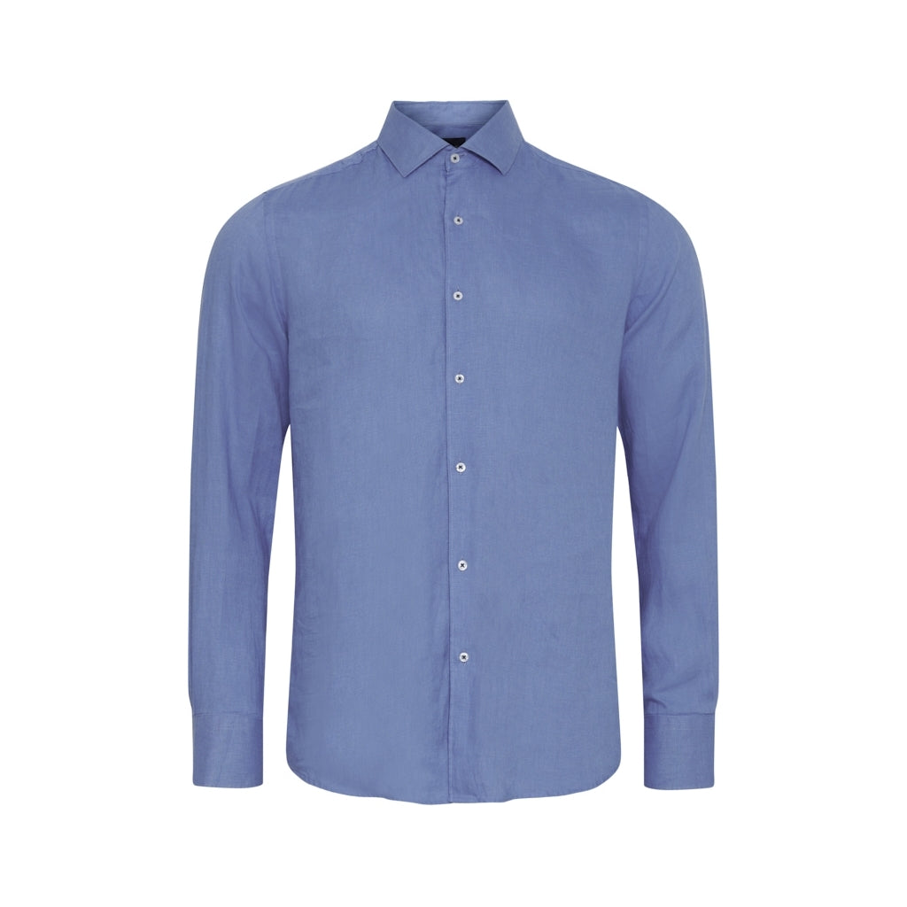 Bastian Linen Shirt - Light Blue