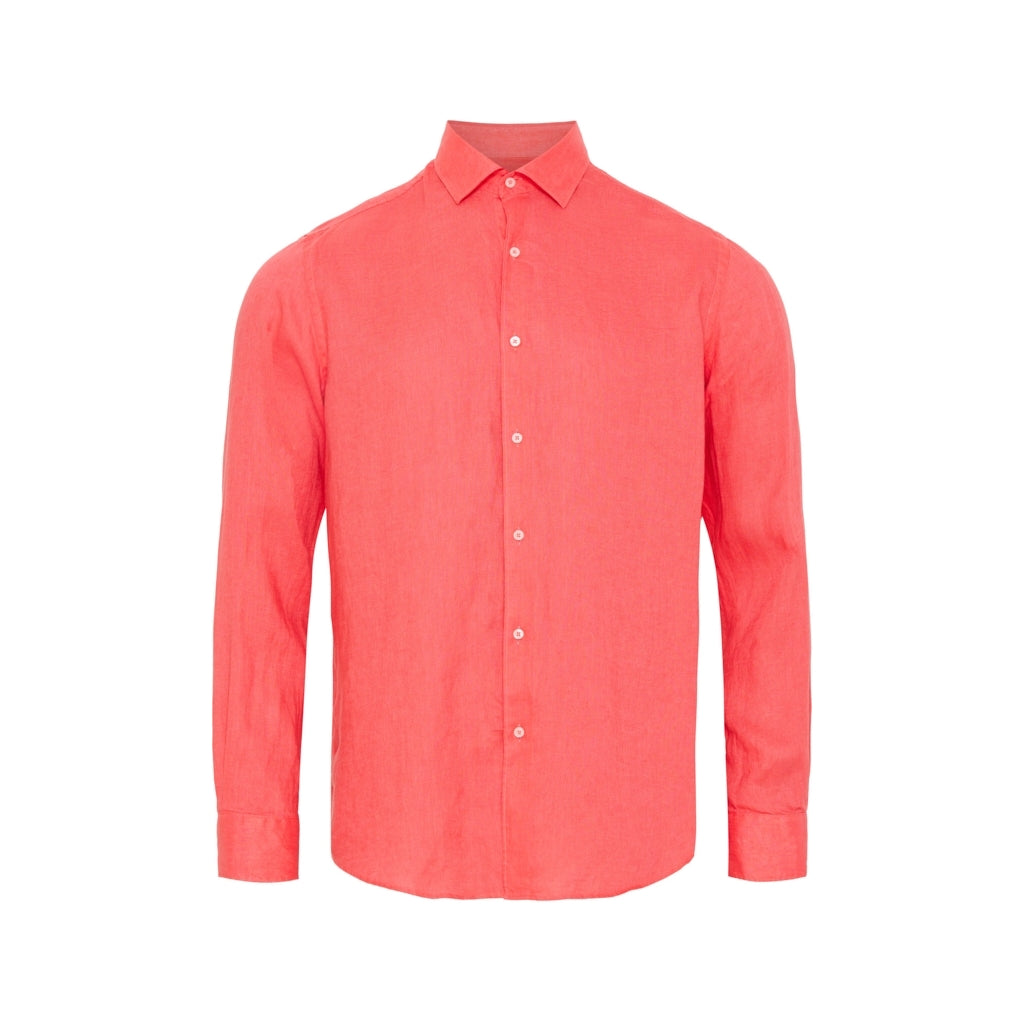 Bastian Linen Shirt - Pink