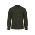 Bo Linen Overshirt - Dark Olive Green