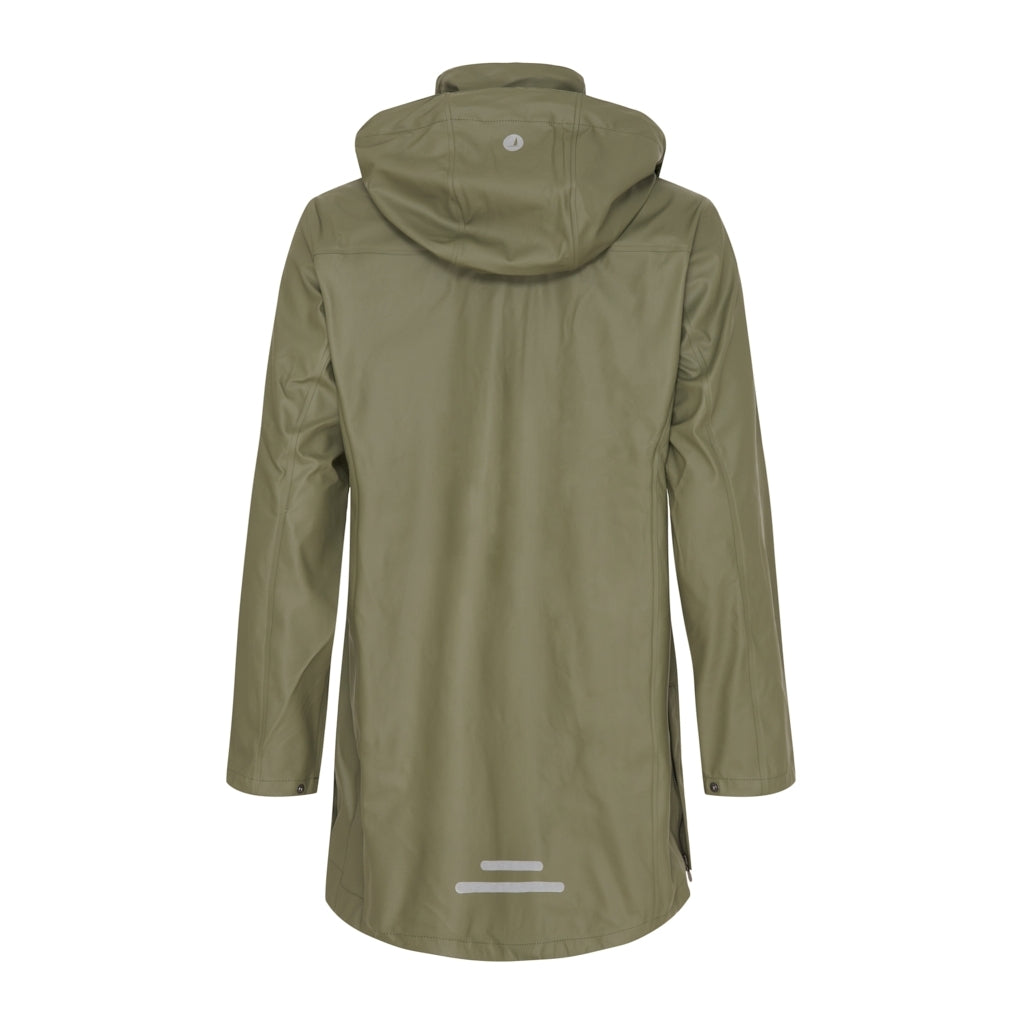 Brooke Solid Raincoat - Army Grøn
