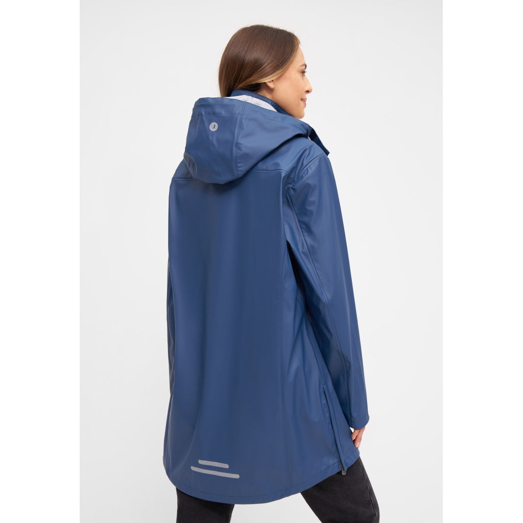 Brooke Solid Raincoat - Blue