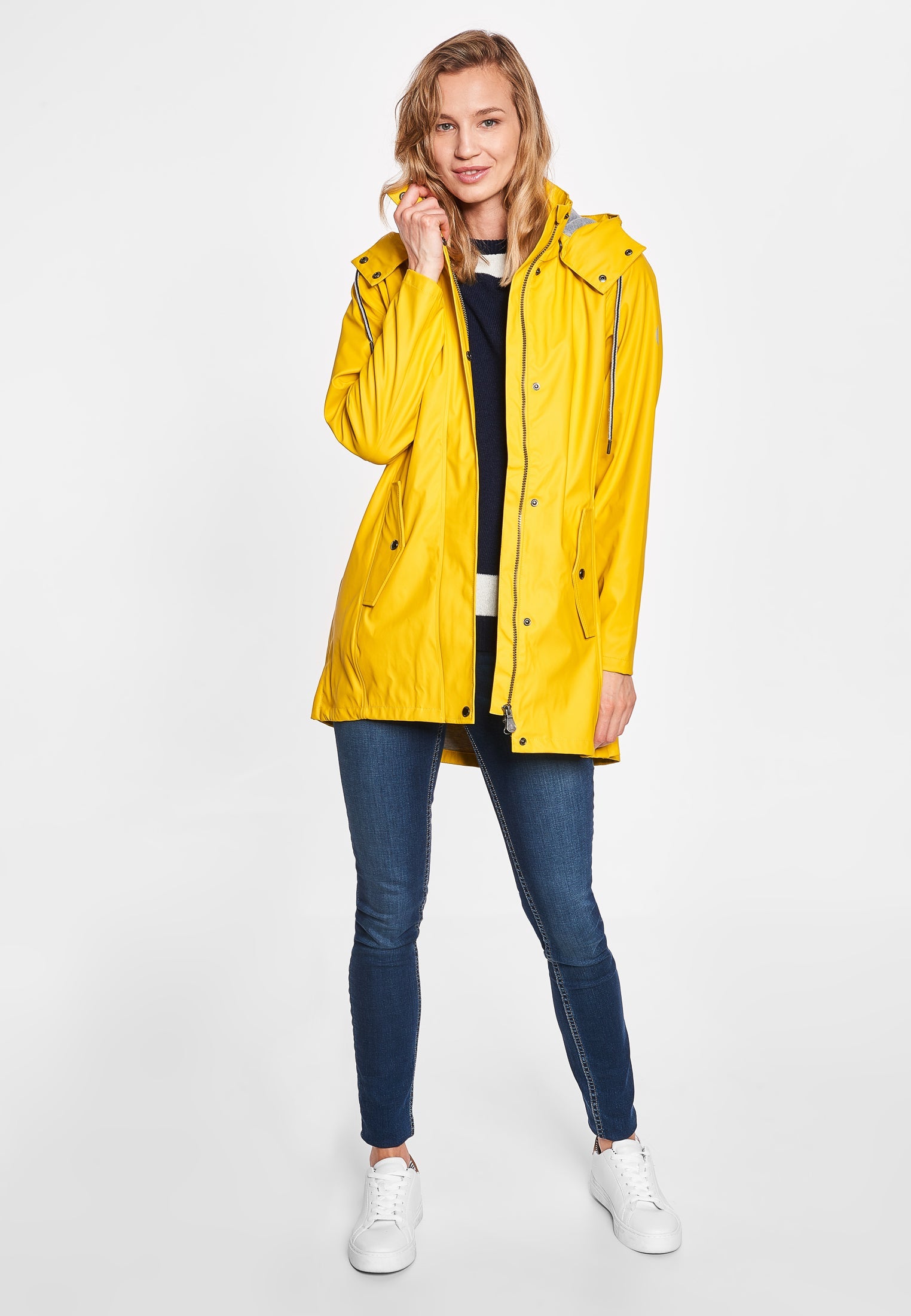 Brooke Solid Raincoat - Yellow