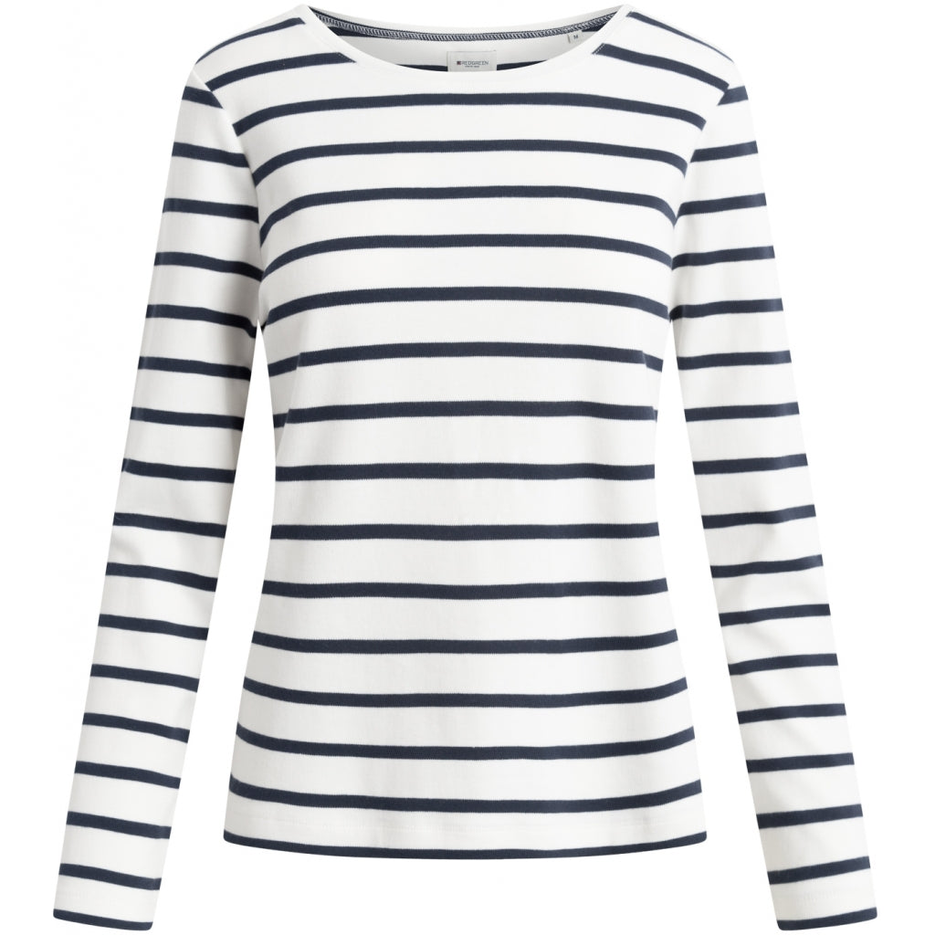 Catalina long sleeve T-shirt - Off White Stripe