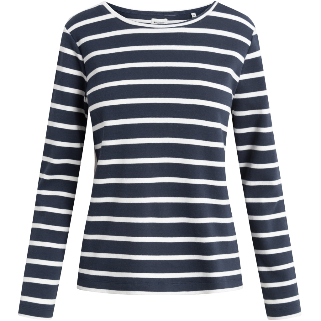 Catalina long sleeve T-shirt - Navy Stripe