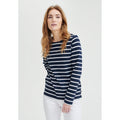 Catalina long sleeve T-shirt - Navy Stripe