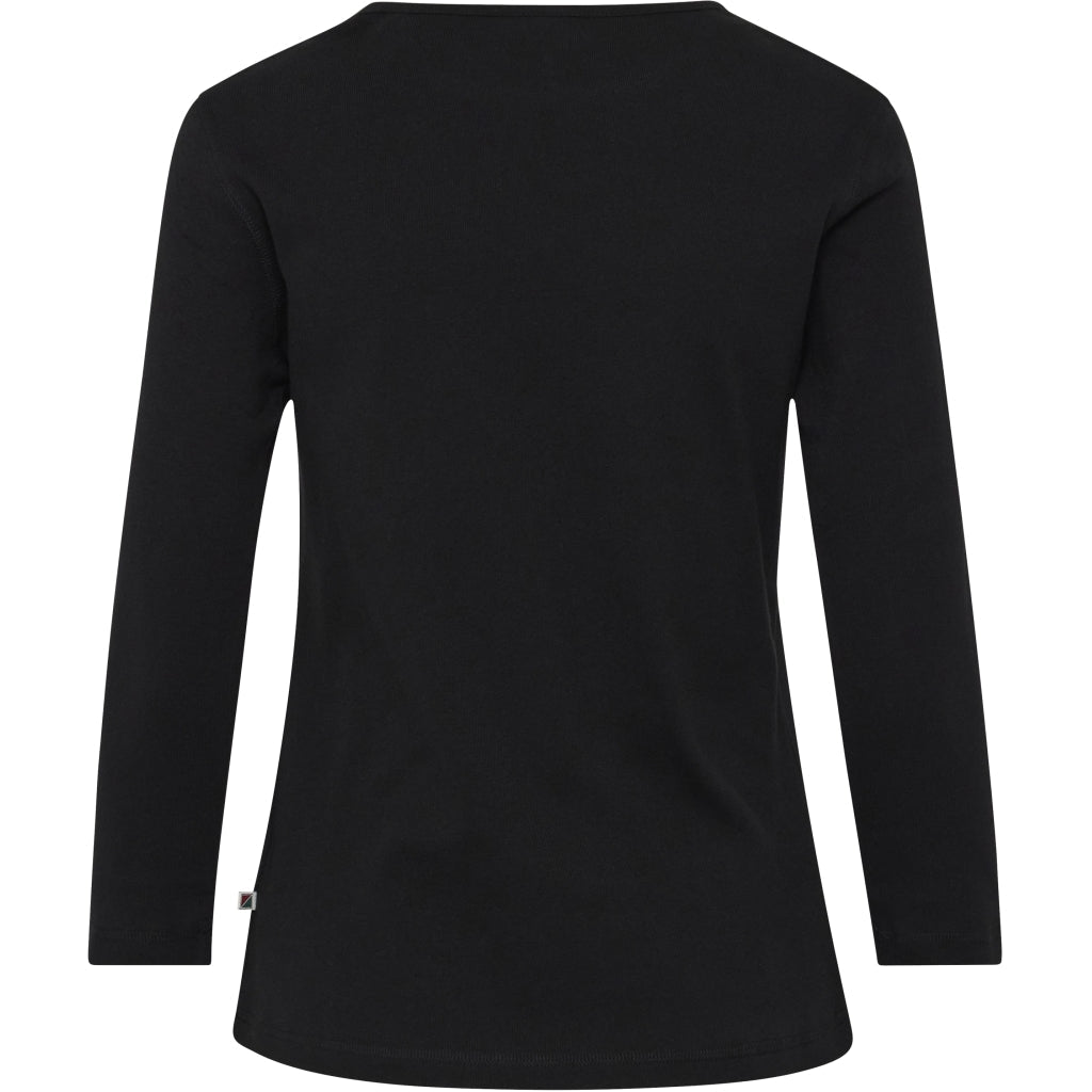 Clarissa Long Sleeve Tee - Black