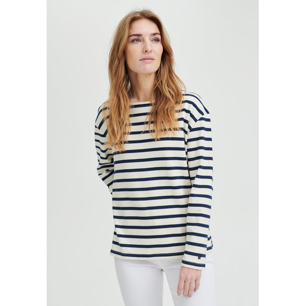 Claudia T-shirt - Off White Stripe
