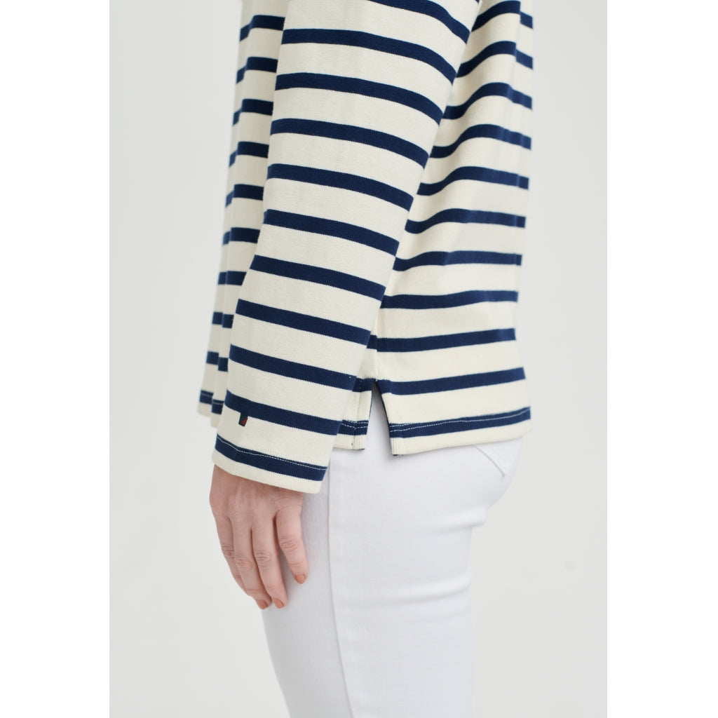 Claudia T-shirt - Off White Stripe