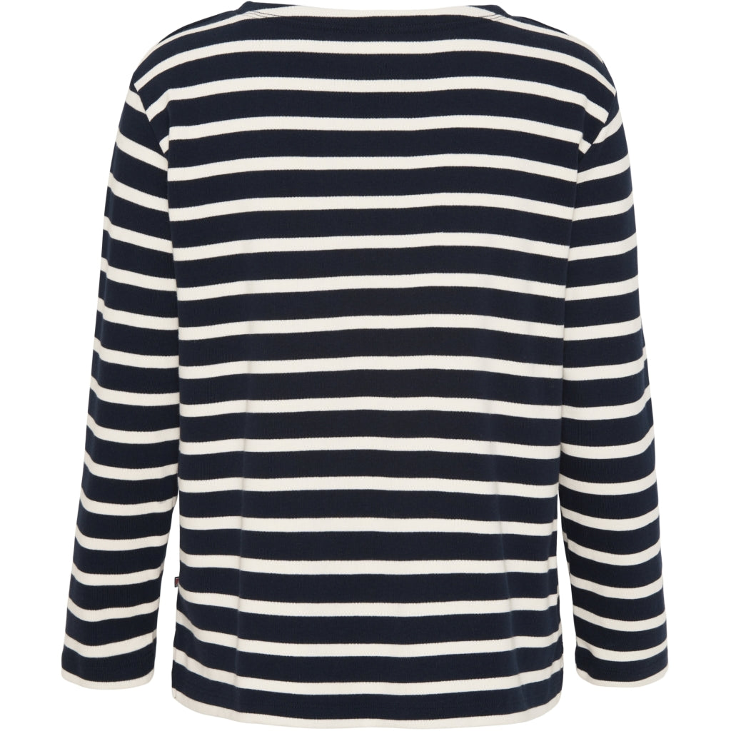 Claudia T-shirt - Navy Stripe
