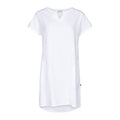 Columbine Cotton Linen Tunic Dress - White