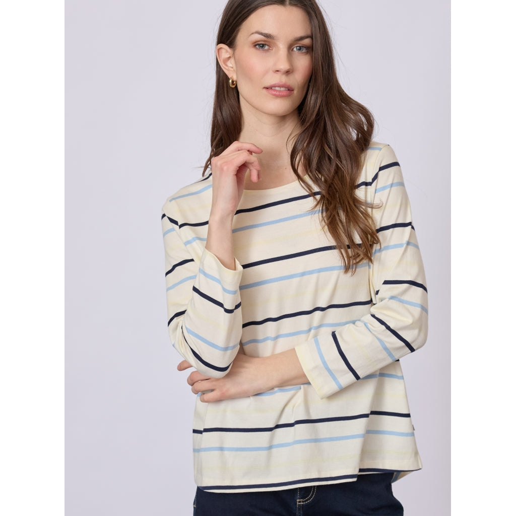 Croco T-shirt - Blue Stripe