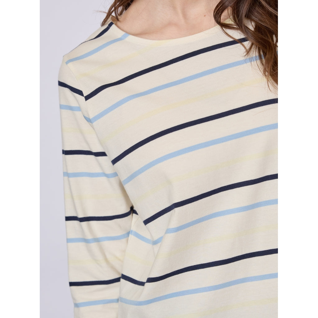 Croco T-shirt - Blue Stripe