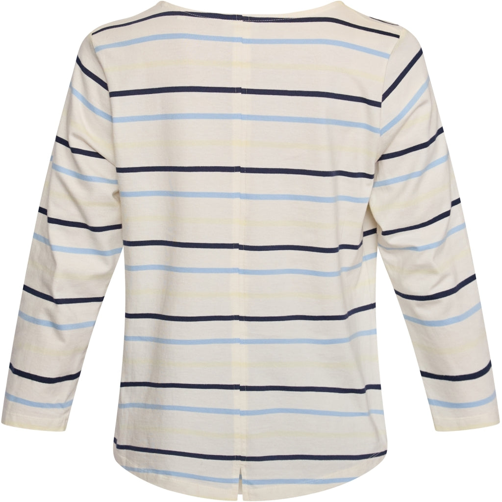 Croco T-shirt - Blue Stripe