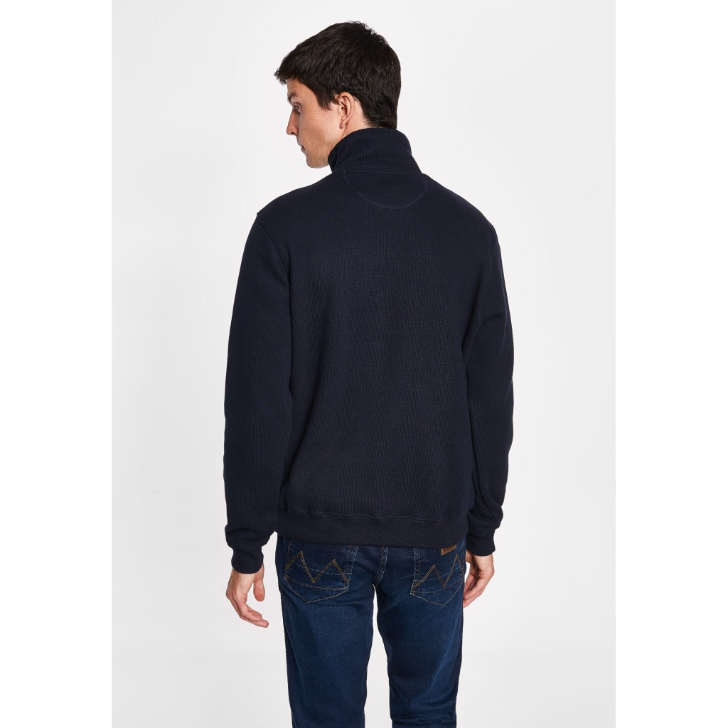 Cromwell 3XL-4XL Half Zip Sweater - Navy