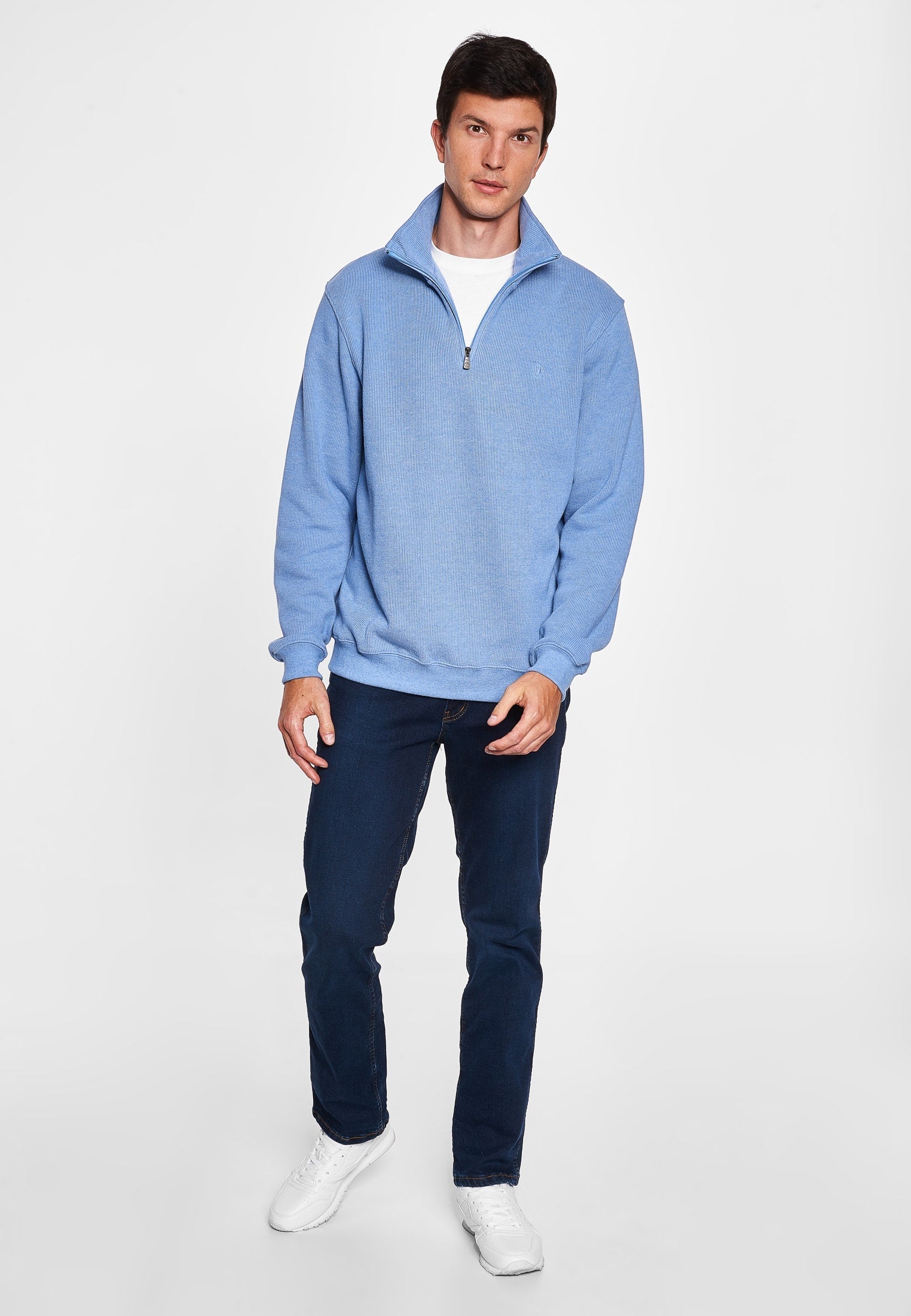 Cromwell Long Sleeve Half Zip Sweater