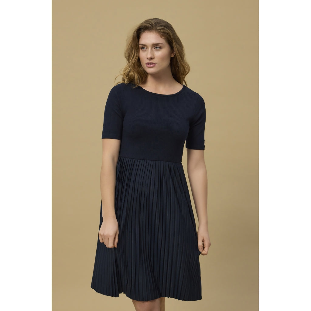 Daria Dress - Dark Navy
