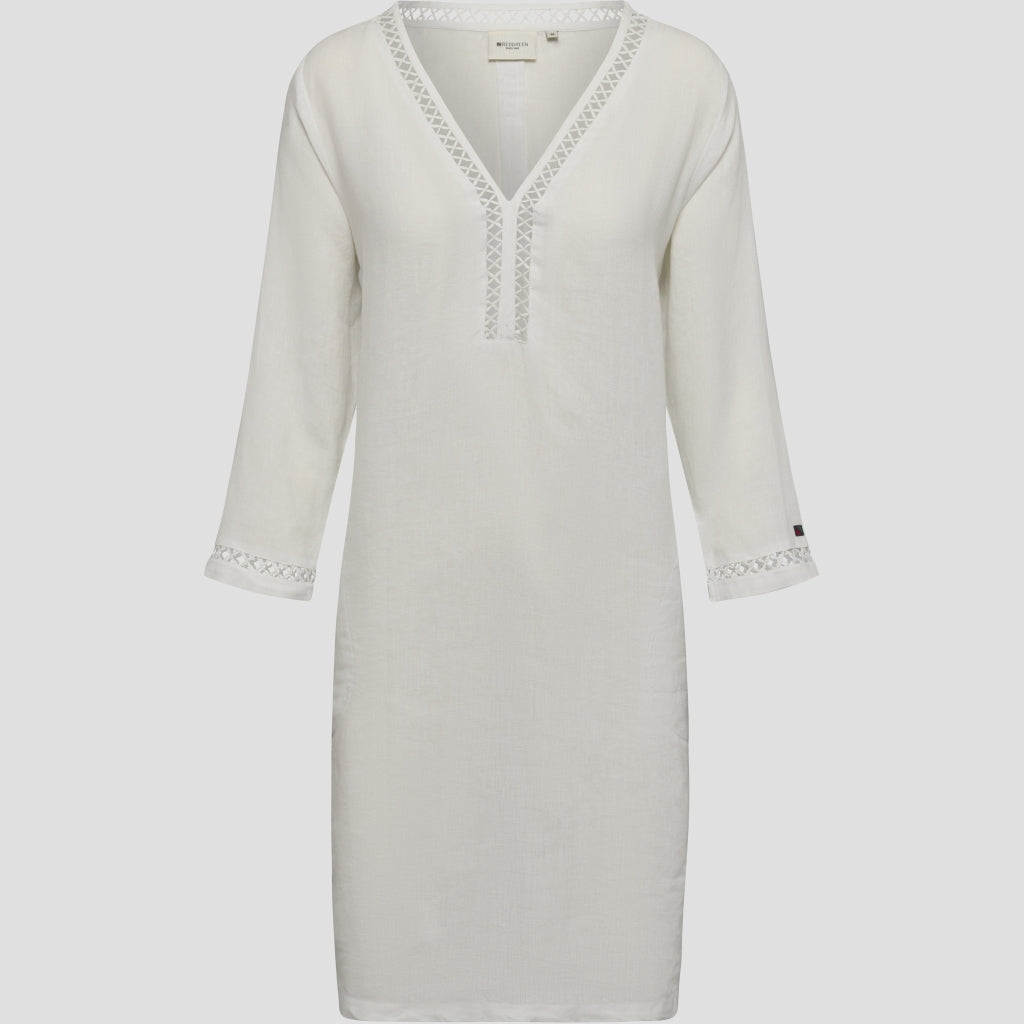 Diaz Linen Dress - White