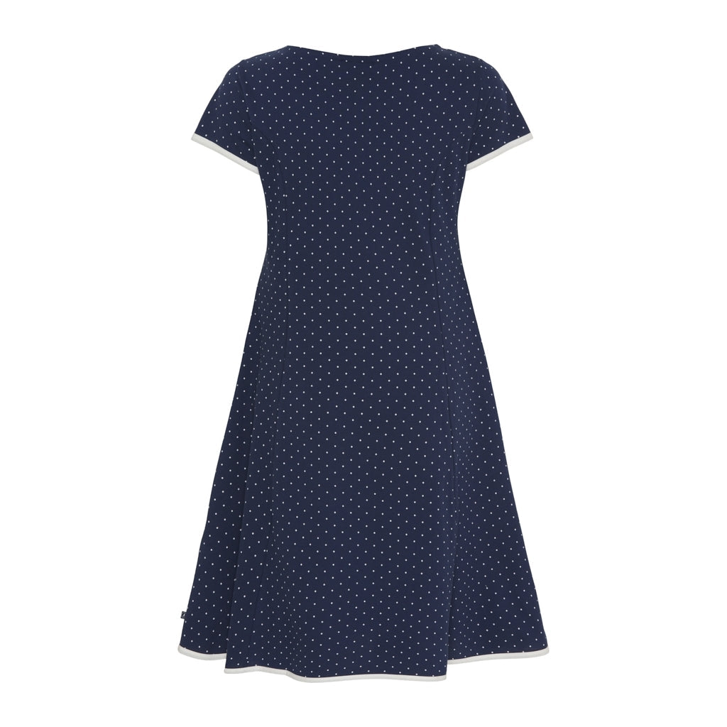 Dot Dress - SR Navy / White