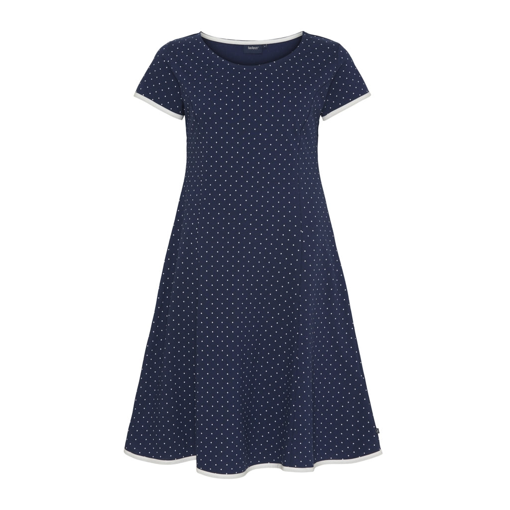 Dot Dress - SR Navy / White