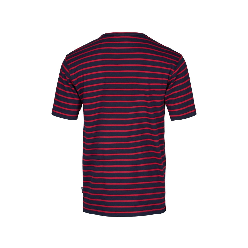 Ebeltoft Striped Short Sleeve Tee - SR Navy / SR Red