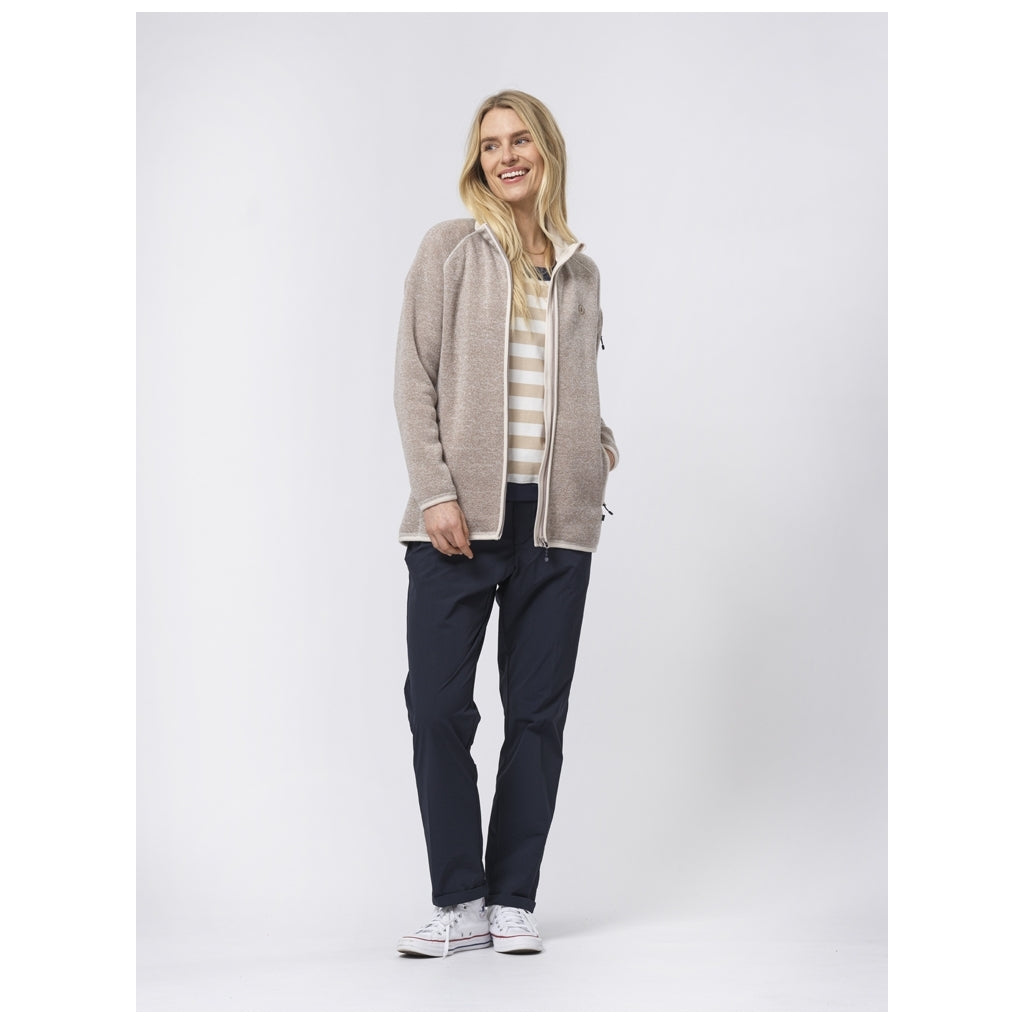 Eleana Fleece - Brown Melange