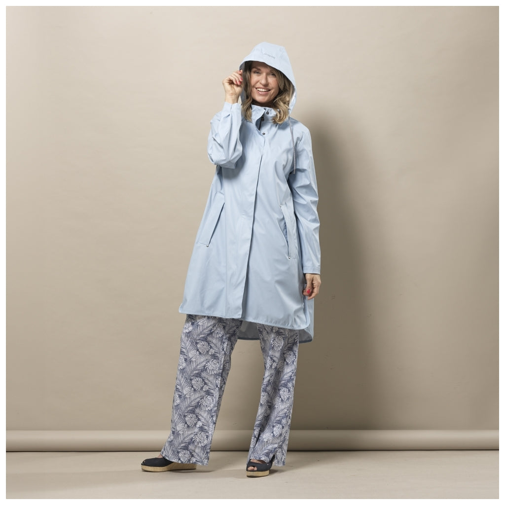 Elice Rain Coat - Cashmere Blue