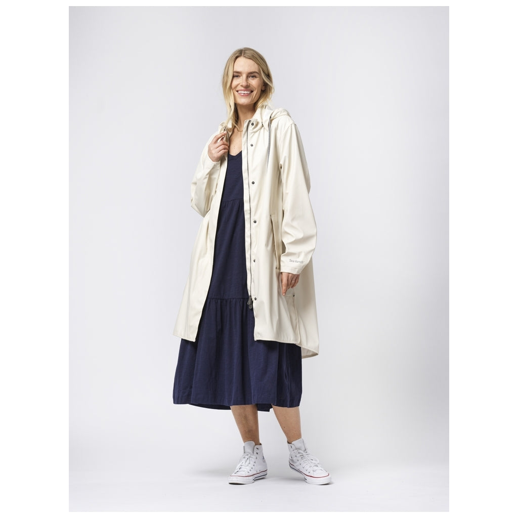 Elice Rain Coat - Off White