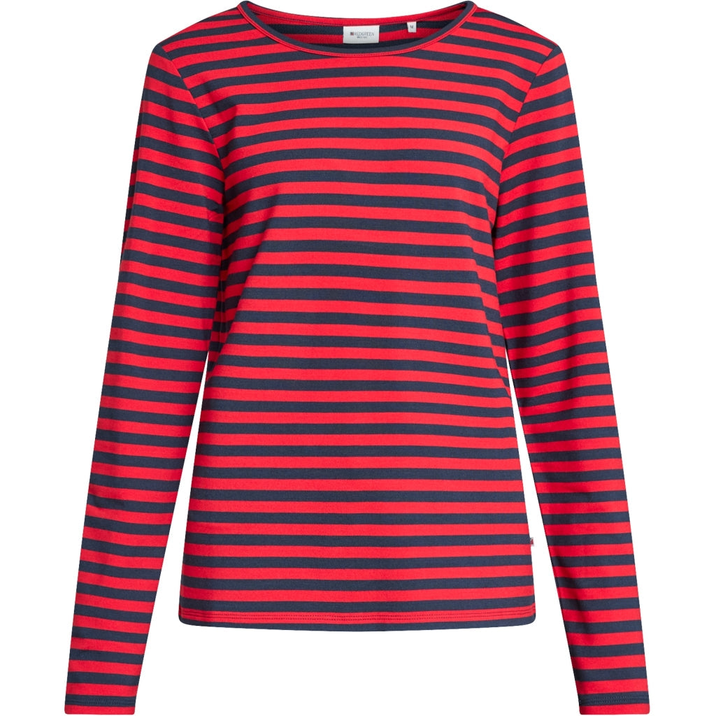 Fie Long Sleeve T-shirt - Red Stripe