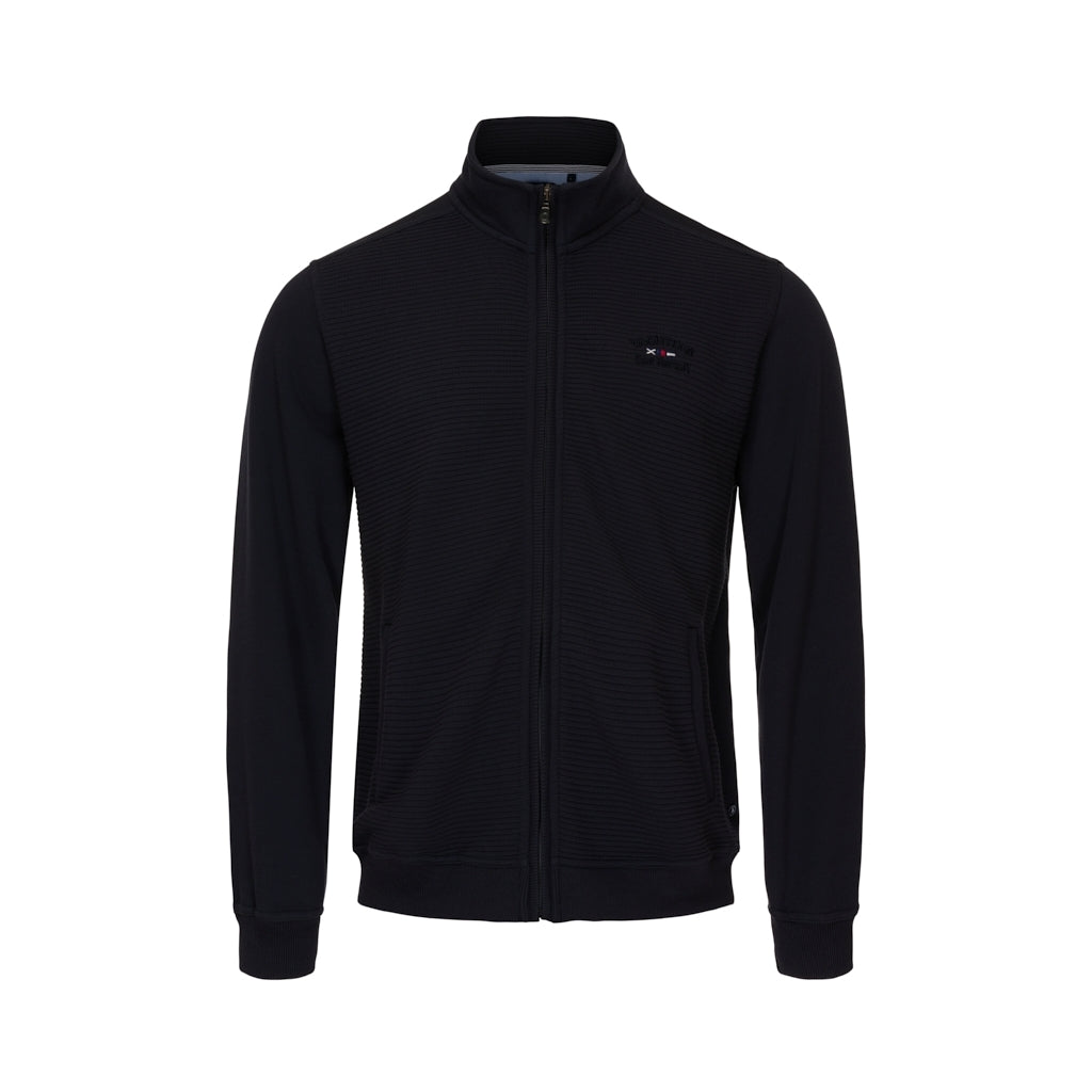 Garcia Long Sleeve Sweat Zip Cardigan - Dark Navy