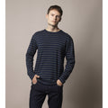 Grenaa Striped Long Sleeve Tee - SR Navy / Sycamore Green