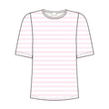 Hedy kortærmet T-shirt - Rose Stripe