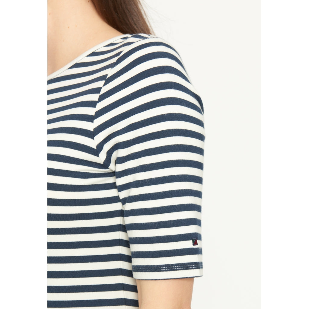 Hedy kortærmet T-shirt - Navy Stripe