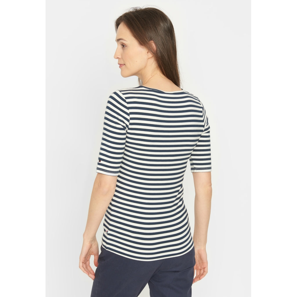 Hedy kortærmet T-shirt - Navy Stripe