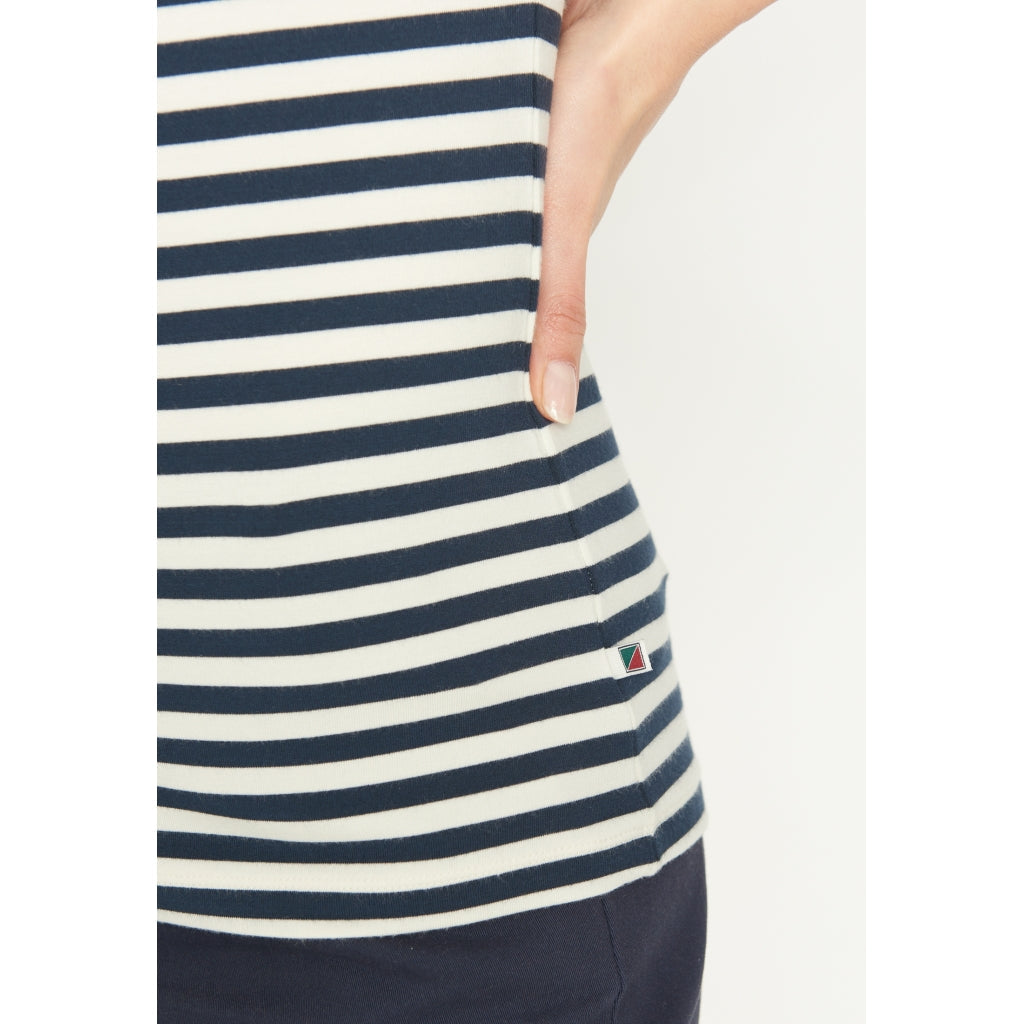 Hedy kortærmet T-shirt - Navy Stripe