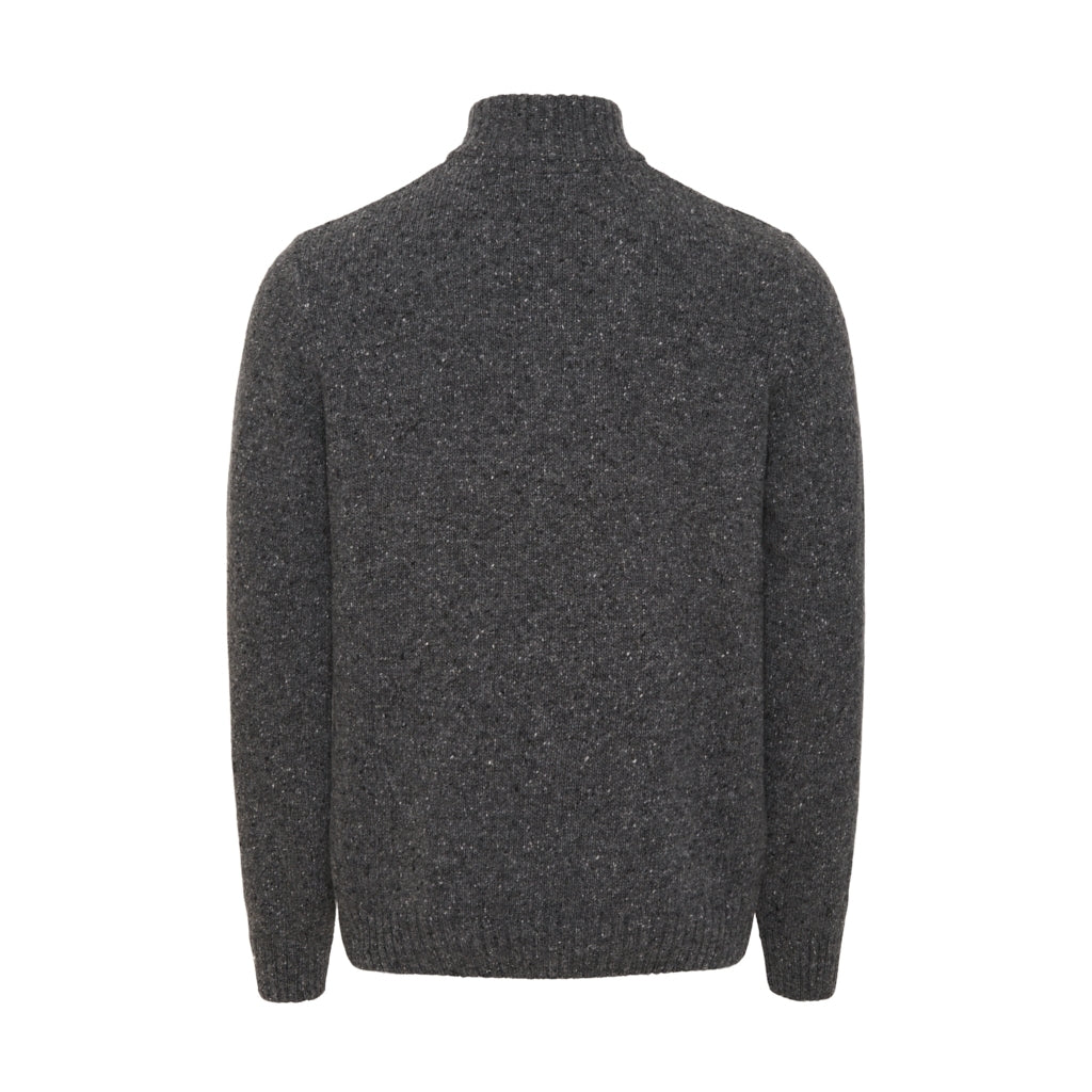 Hurley Half Zip Knit - Graphite Melange