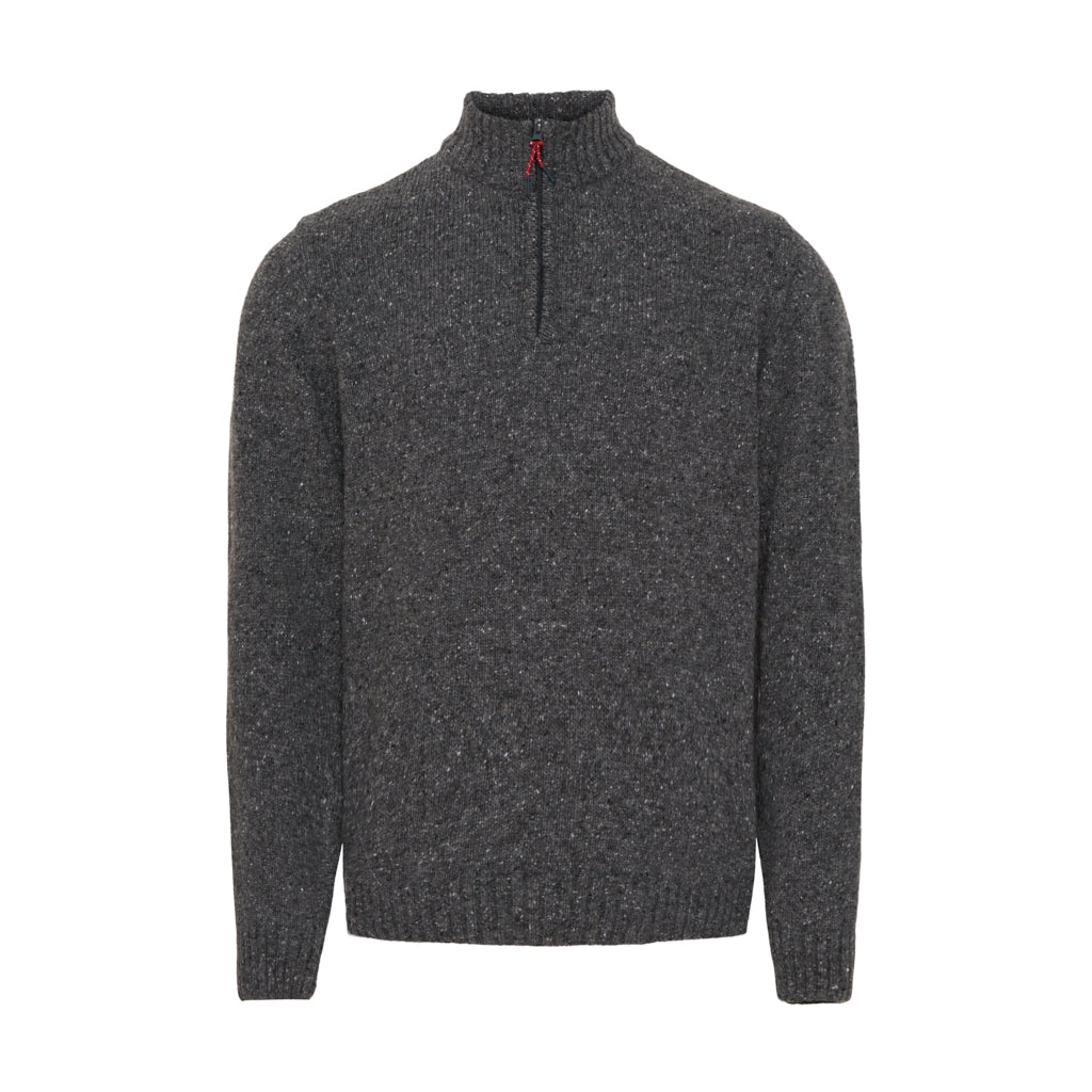Hurley Half Zip Knit - Graphite Melange