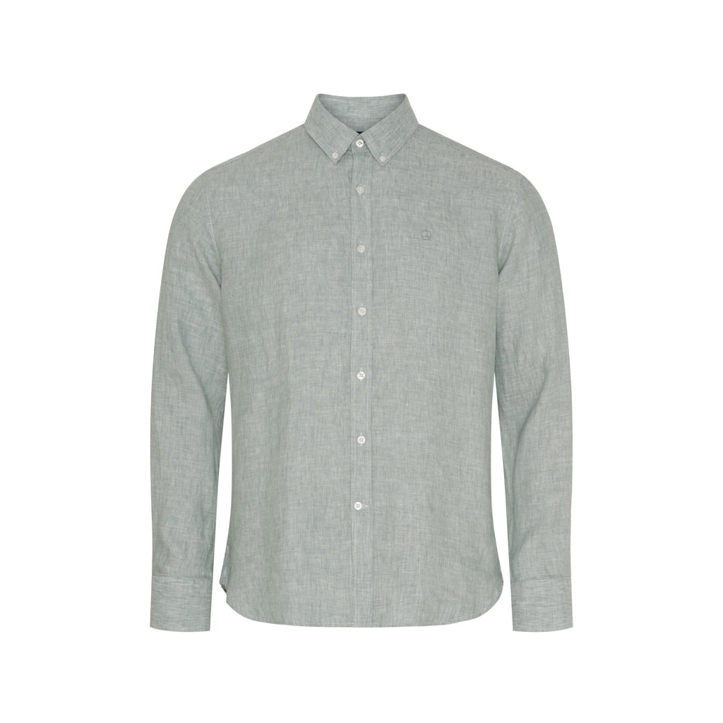 Hyeres Long Sleeve Shirt - Dusty Green